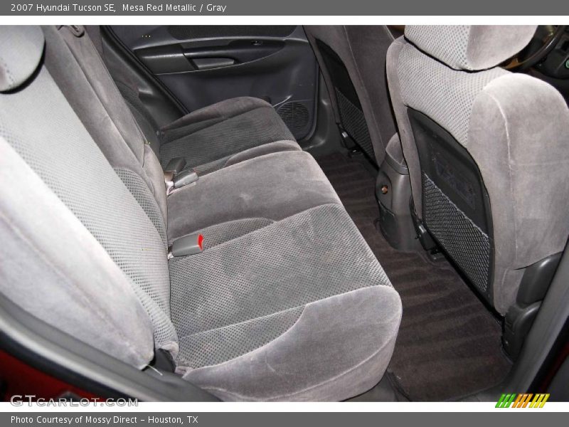 Mesa Red Metallic / Gray 2007 Hyundai Tucson SE