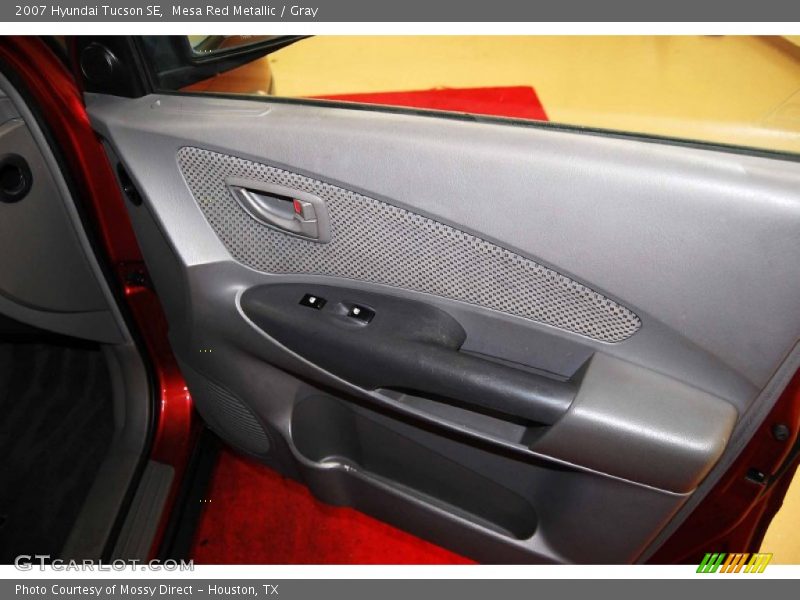 Mesa Red Metallic / Gray 2007 Hyundai Tucson SE