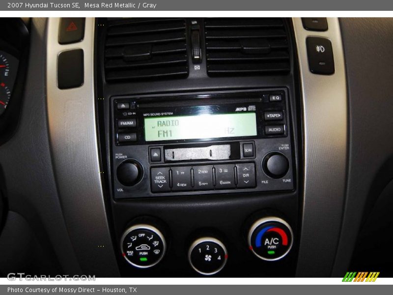 Mesa Red Metallic / Gray 2007 Hyundai Tucson SE
