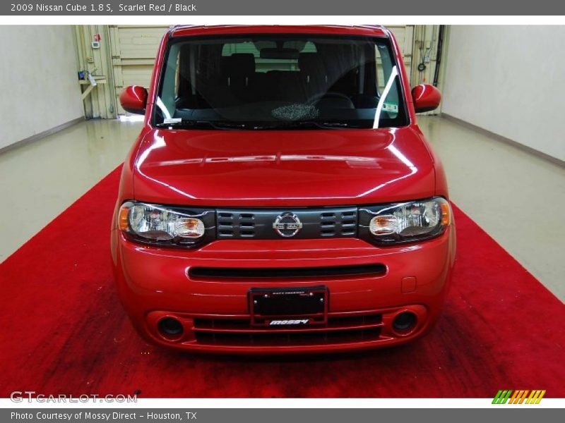 Scarlet Red / Black 2009 Nissan Cube 1.8 S