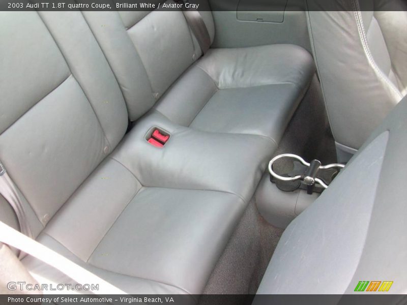 Brilliant White / Aviator Gray 2003 Audi TT 1.8T quattro Coupe