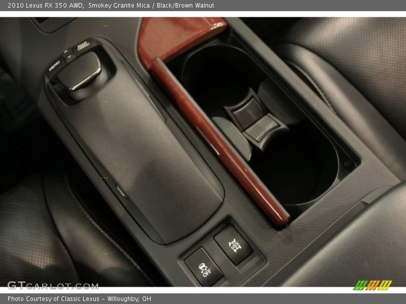 Smokey Granite Mica / Black/Brown Walnut 2010 Lexus RX 350 AWD
