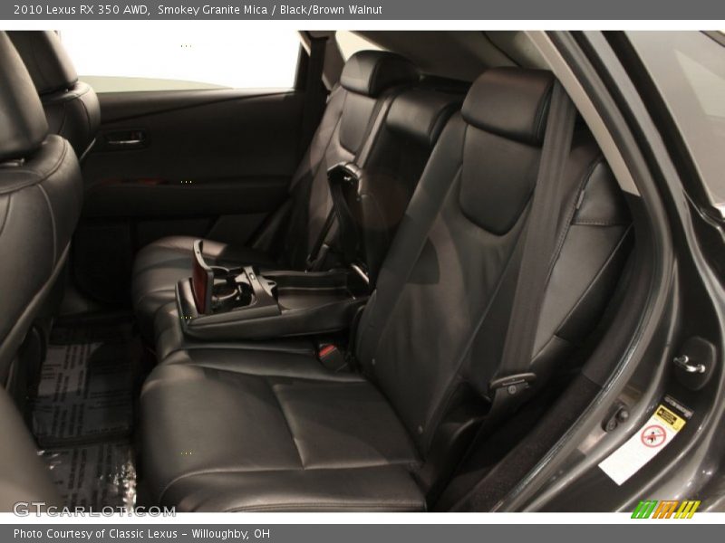Smokey Granite Mica / Black/Brown Walnut 2010 Lexus RX 350 AWD