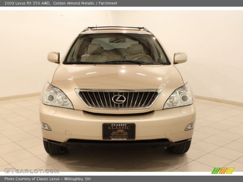 Golden Almond Metallic / Parchment 2009 Lexus RX 350 AWD