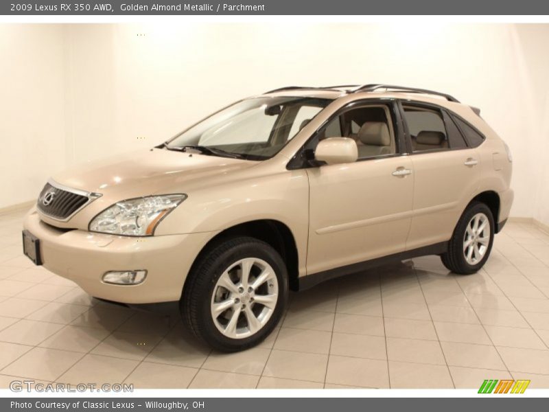 Golden Almond Metallic / Parchment 2009 Lexus RX 350 AWD