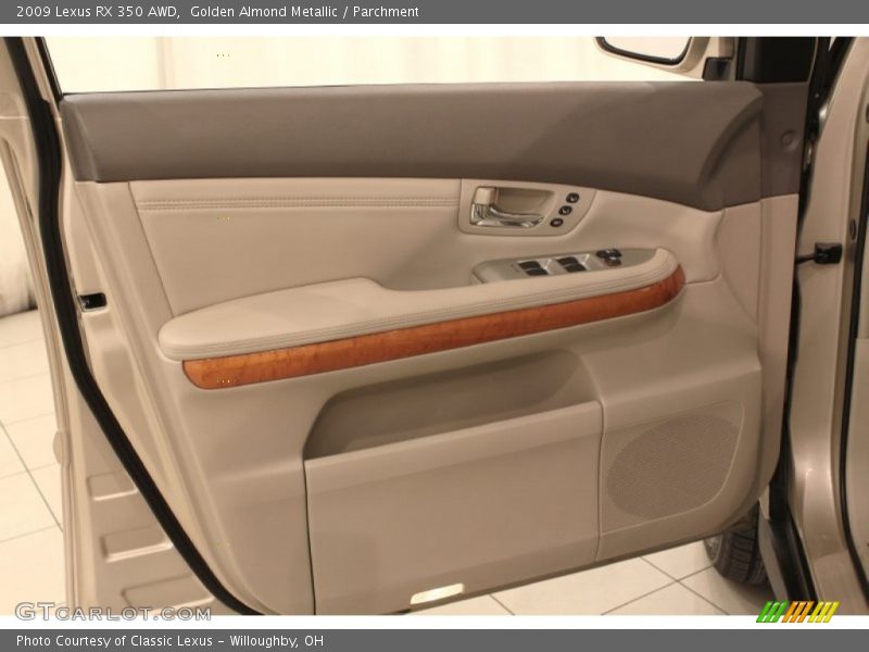 Golden Almond Metallic / Parchment 2009 Lexus RX 350 AWD