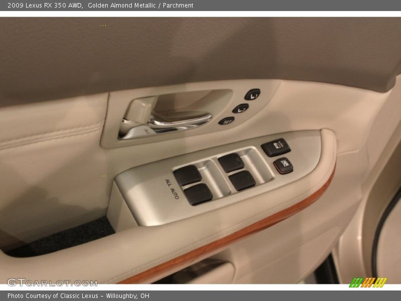 Golden Almond Metallic / Parchment 2009 Lexus RX 350 AWD
