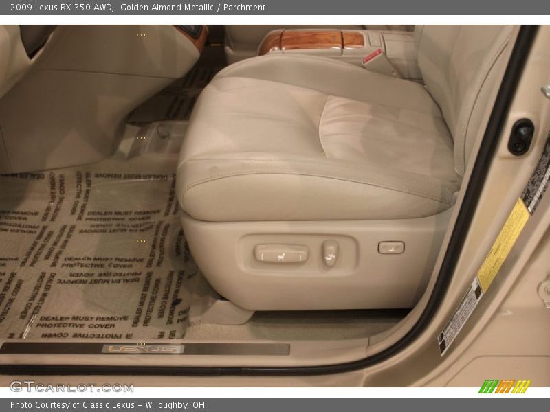 Golden Almond Metallic / Parchment 2009 Lexus RX 350 AWD