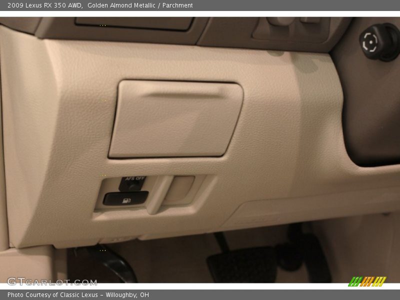 Golden Almond Metallic / Parchment 2009 Lexus RX 350 AWD