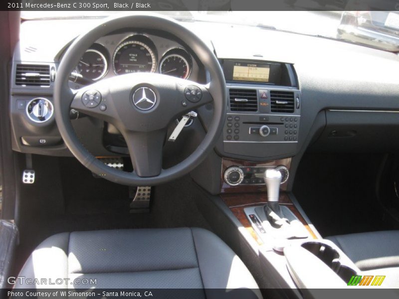 Black / Black 2011 Mercedes-Benz C 300 Sport