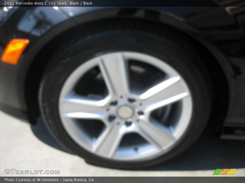 Black / Black 2011 Mercedes-Benz C 300 Sport