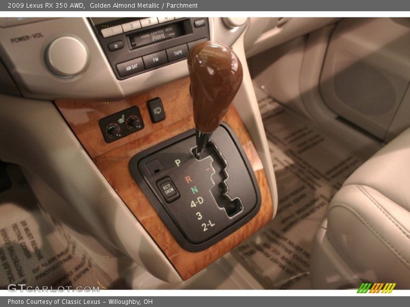Golden Almond Metallic / Parchment 2009 Lexus RX 350 AWD