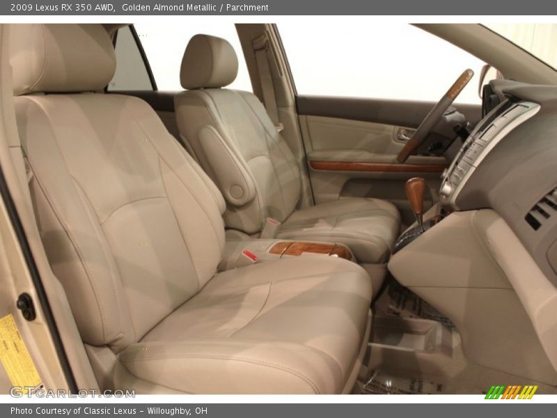 Golden Almond Metallic / Parchment 2009 Lexus RX 350 AWD