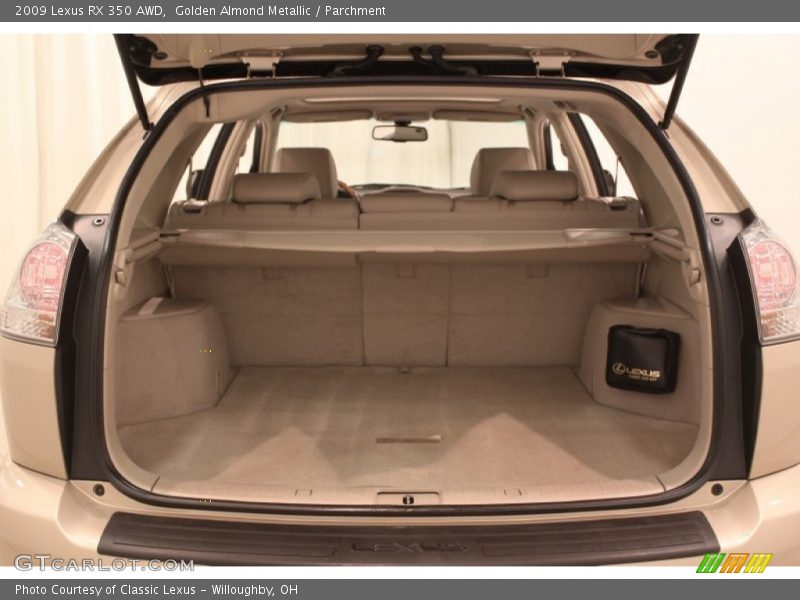 Golden Almond Metallic / Parchment 2009 Lexus RX 350 AWD
