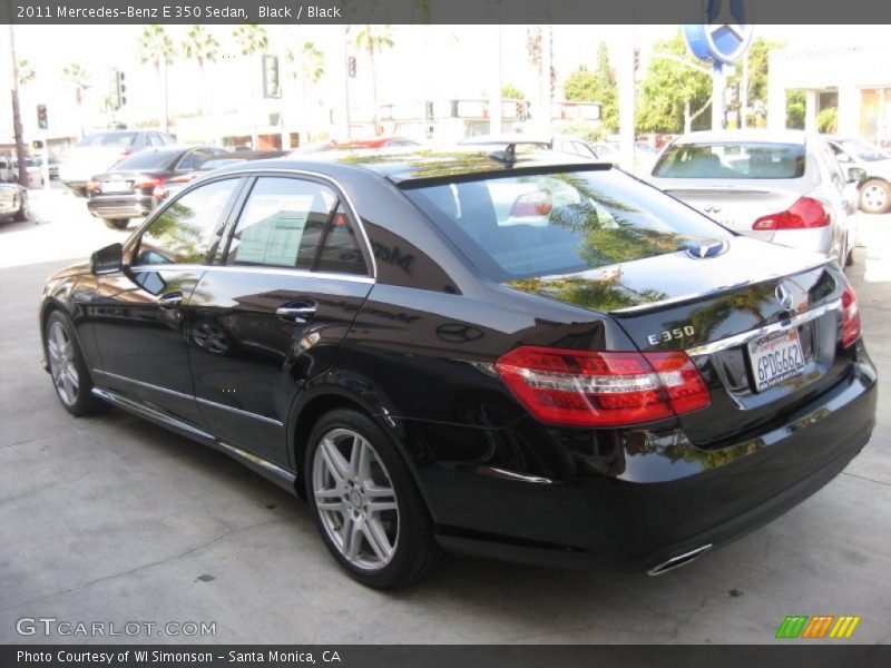 Black / Black 2011 Mercedes-Benz E 350 Sedan