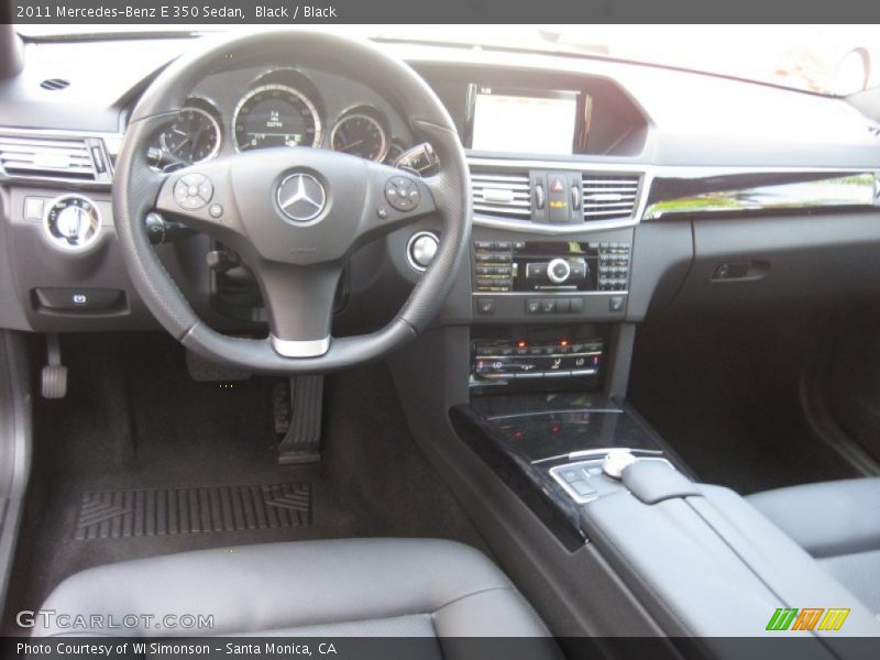 Black / Black 2011 Mercedes-Benz E 350 Sedan