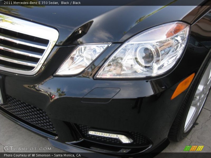 Black / Black 2011 Mercedes-Benz E 350 Sedan