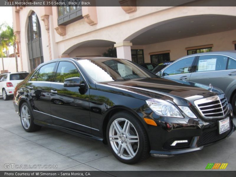 Black / Black 2011 Mercedes-Benz E 350 Sedan