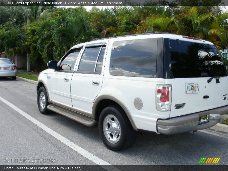 Oxford White / Medium Parchment 2001 Ford Expedition Eddie Bauer