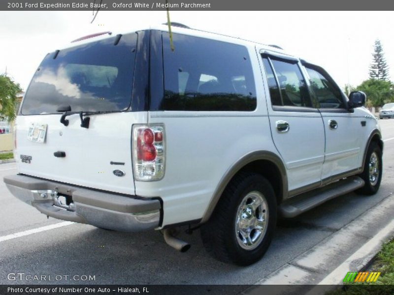 Oxford White / Medium Parchment 2001 Ford Expedition Eddie Bauer