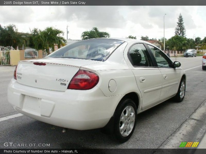 Stone White / Dark Slate Gray 2005 Dodge Neon SXT