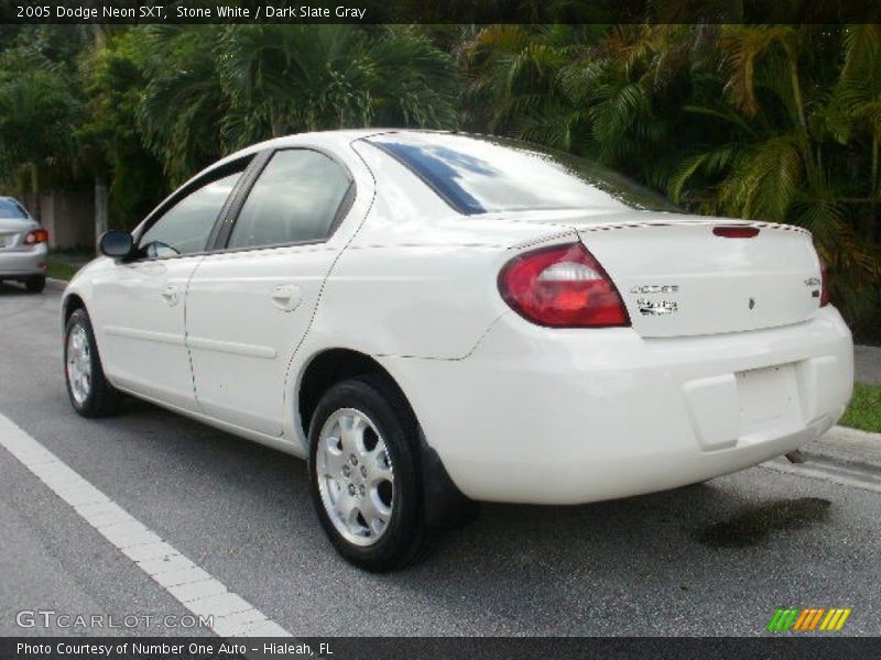 Stone White / Dark Slate Gray 2005 Dodge Neon SXT