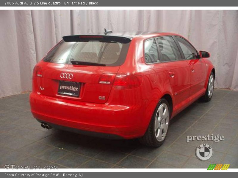 Brilliant Red / Black 2006 Audi A3 3.2 S Line quattro