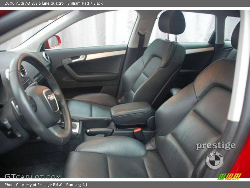Brilliant Red / Black 2006 Audi A3 3.2 S Line quattro