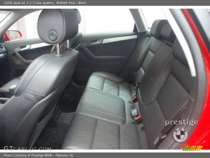 Brilliant Red / Black 2006 Audi A3 3.2 S Line quattro