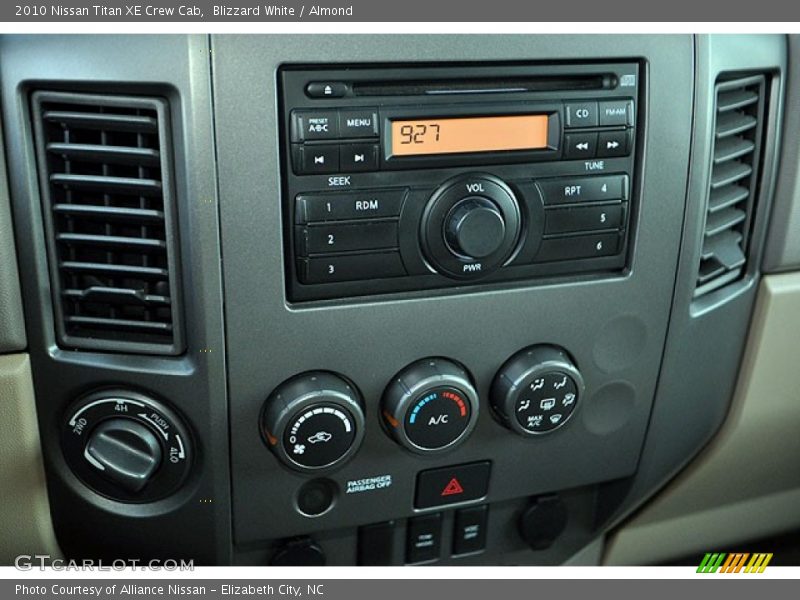 Blizzard White / Almond 2010 Nissan Titan XE Crew Cab