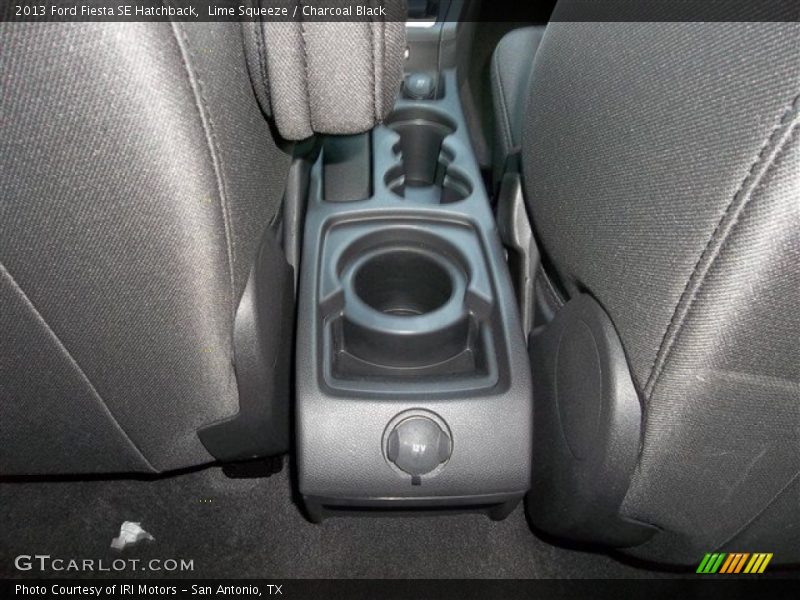 Lime Squeeze / Charcoal Black 2013 Ford Fiesta SE Hatchback