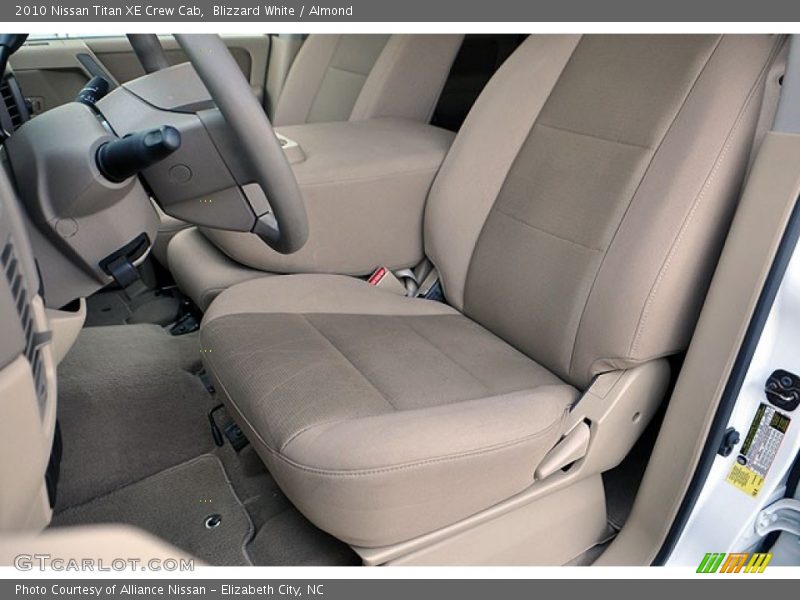 Blizzard White / Almond 2010 Nissan Titan XE Crew Cab