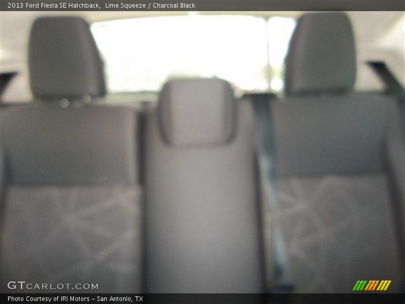 Lime Squeeze / Charcoal Black 2013 Ford Fiesta SE Hatchback