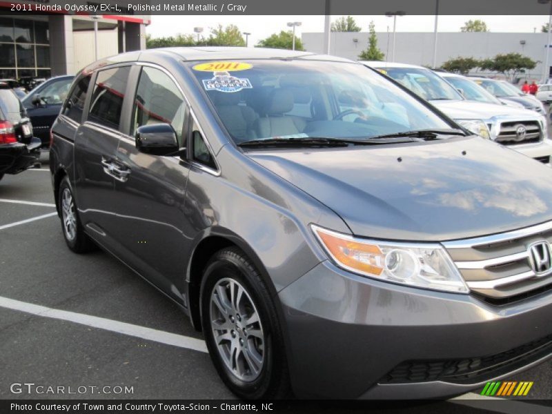 Polished Metal Metallic / Gray 2011 Honda Odyssey EX-L