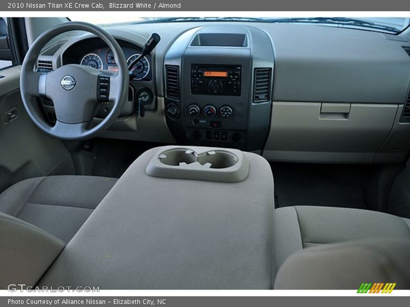 Blizzard White / Almond 2010 Nissan Titan XE Crew Cab
