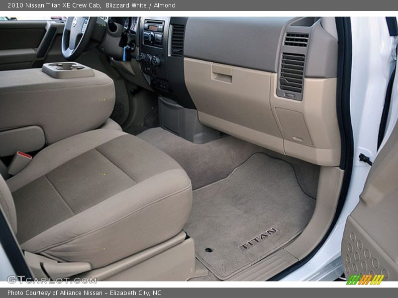 Blizzard White / Almond 2010 Nissan Titan XE Crew Cab