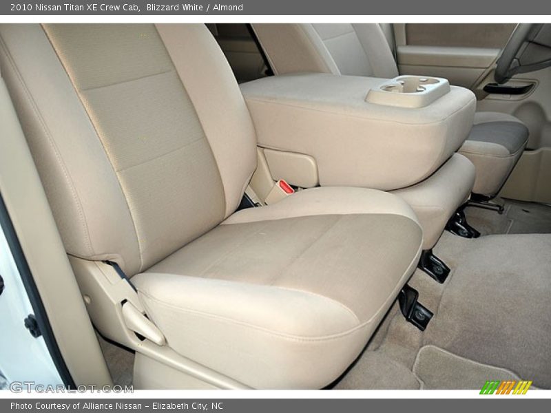 Blizzard White / Almond 2010 Nissan Titan XE Crew Cab