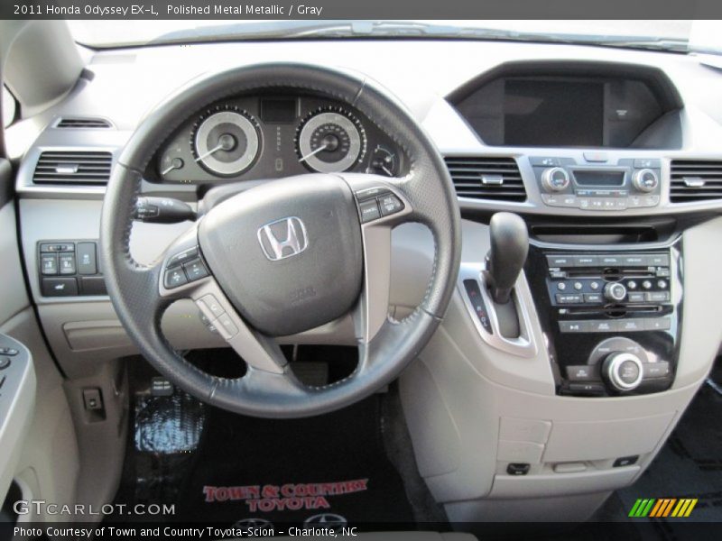 Polished Metal Metallic / Gray 2011 Honda Odyssey EX-L