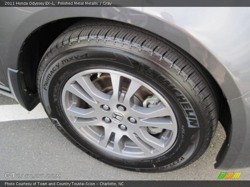 Polished Metal Metallic / Gray 2011 Honda Odyssey EX-L