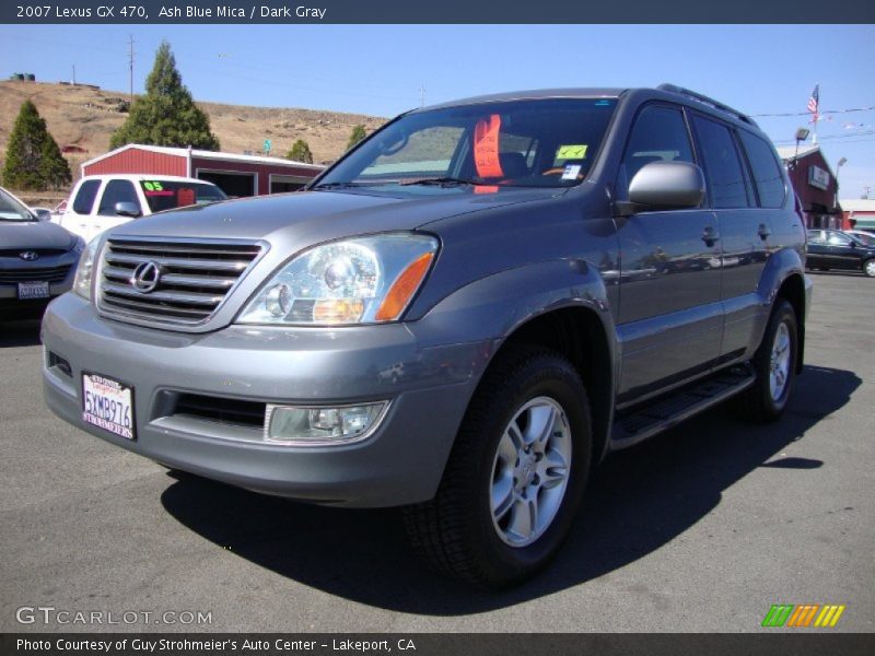Ash Blue Mica / Dark Gray 2007 Lexus GX 470