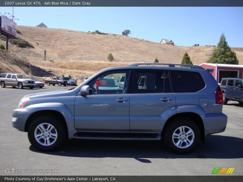 Ash Blue Mica / Dark Gray 2007 Lexus GX 470