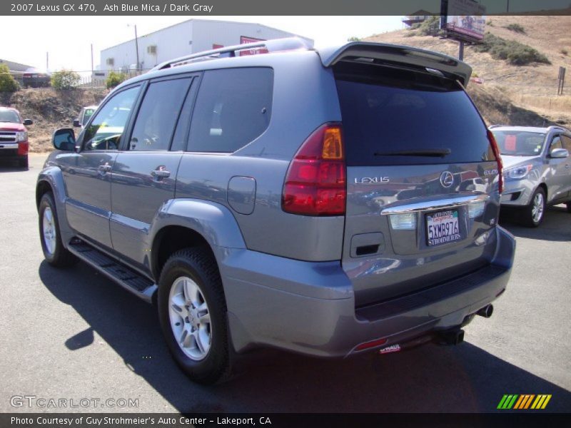Ash Blue Mica / Dark Gray 2007 Lexus GX 470
