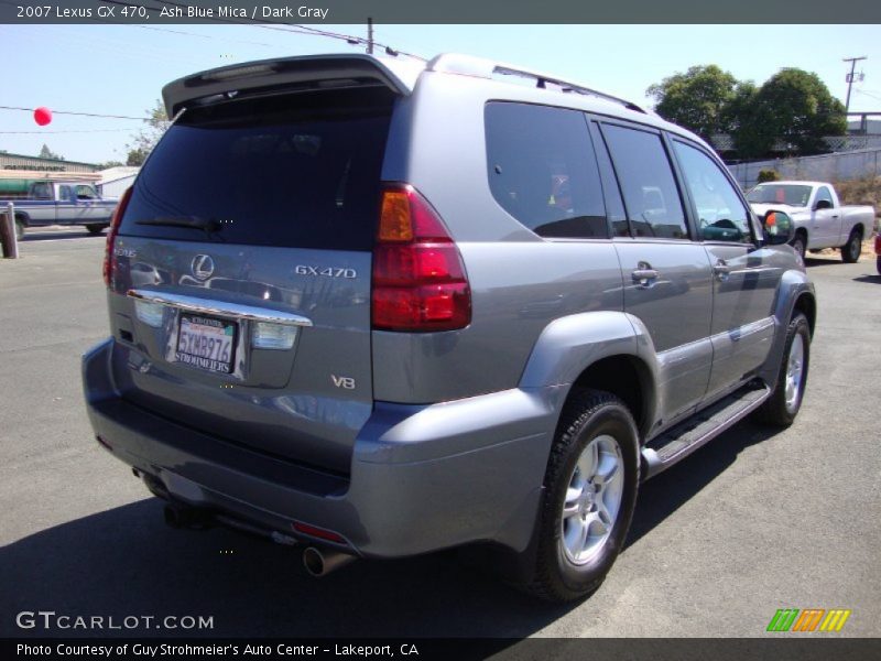 Ash Blue Mica / Dark Gray 2007 Lexus GX 470
