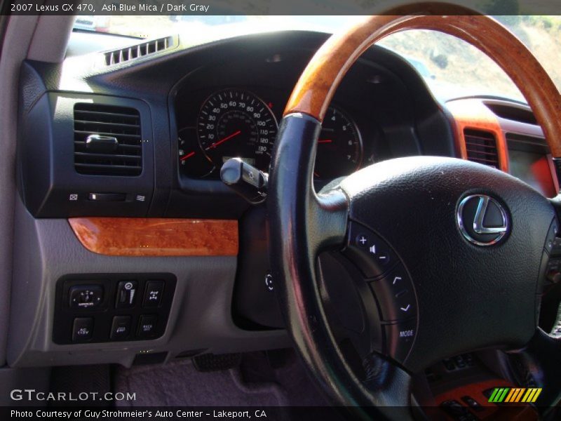 Ash Blue Mica / Dark Gray 2007 Lexus GX 470