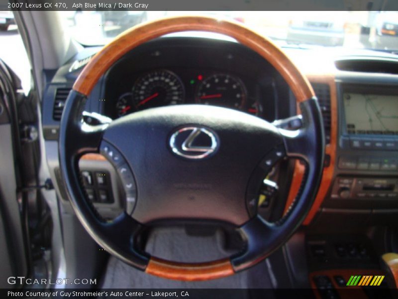 Ash Blue Mica / Dark Gray 2007 Lexus GX 470
