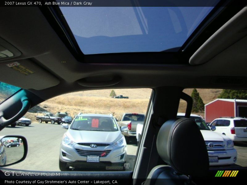 Ash Blue Mica / Dark Gray 2007 Lexus GX 470