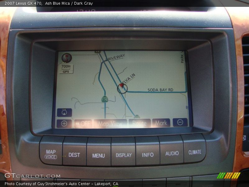 Ash Blue Mica / Dark Gray 2007 Lexus GX 470