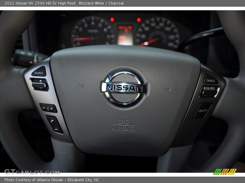 Blizzard White / Charcoal 2012 Nissan NV 2500 HD SV High Roof