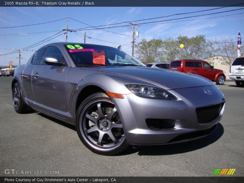 Titanium Gray Metallic / Black 2005 Mazda RX-8