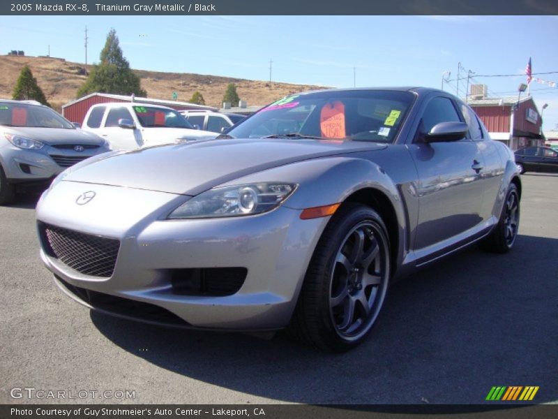Titanium Gray Metallic / Black 2005 Mazda RX-8